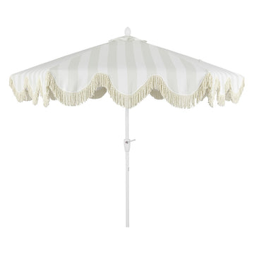 Collins 9 ft. Classic Cottage Tassel Market Patio Umbrella